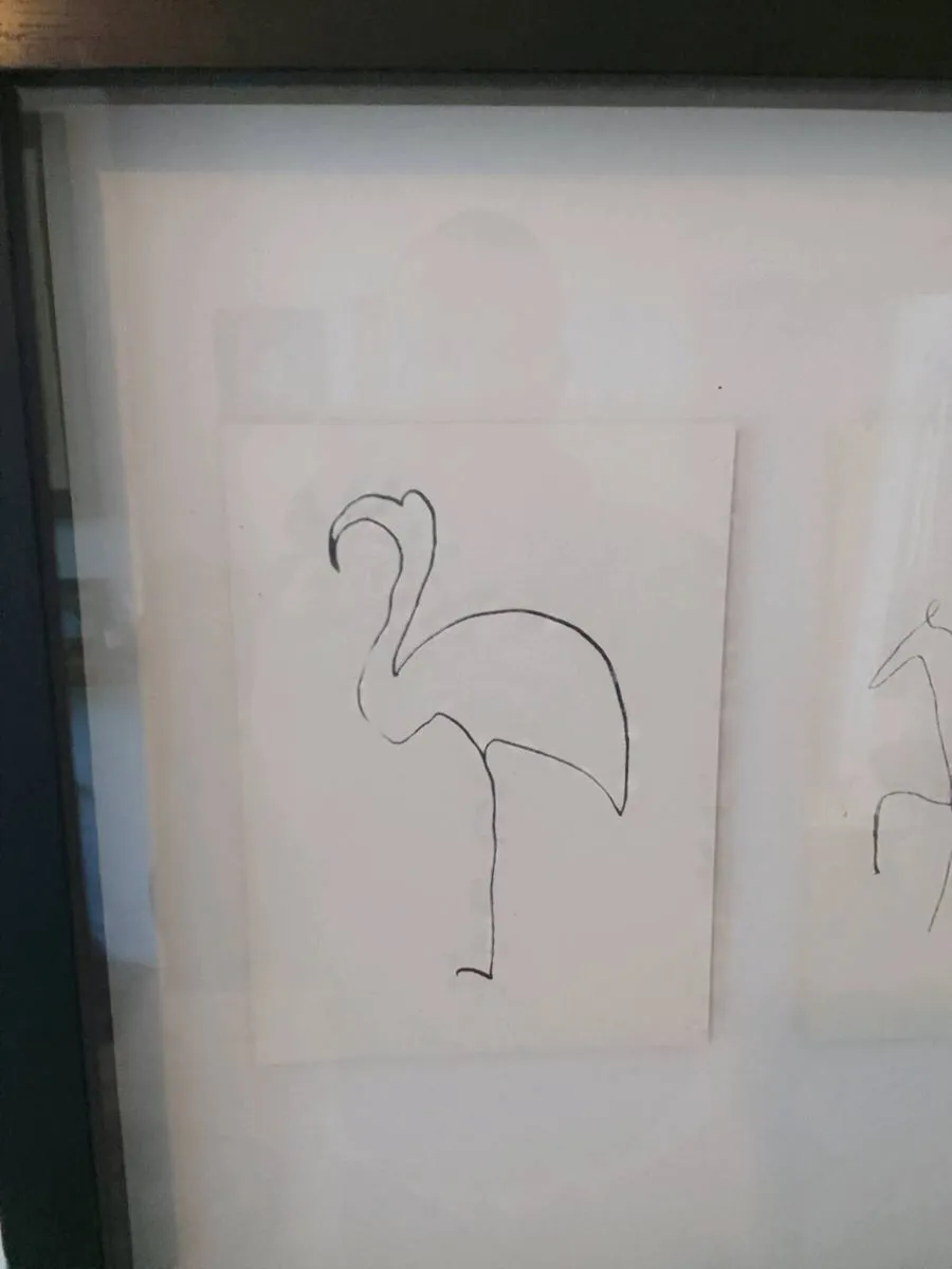 framed print picasso in glass frame - Image 4