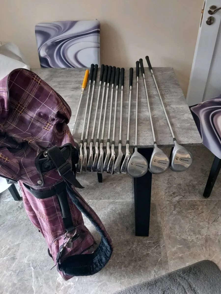 Masters lady's golf clubs and bag. - Image 1