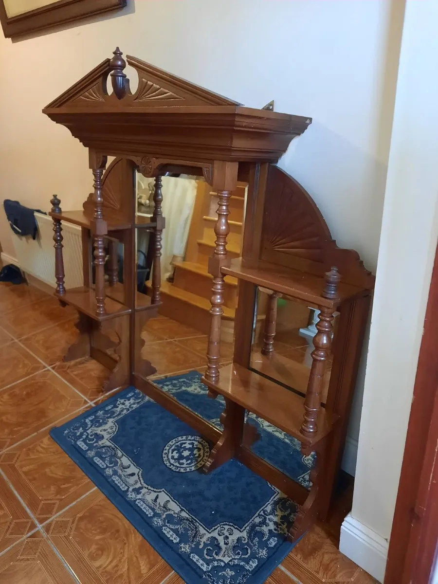Antique overmantle - Image 2