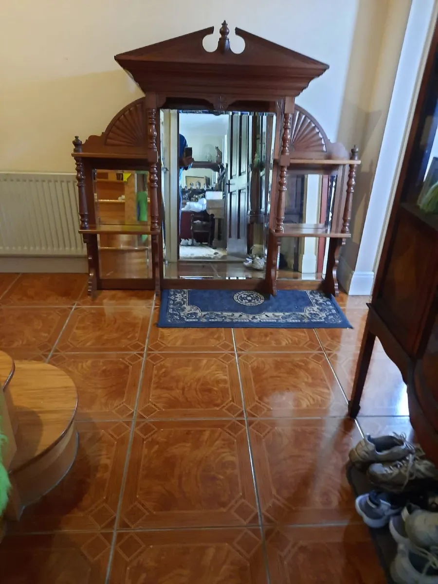 Antique overmantle - Image 1