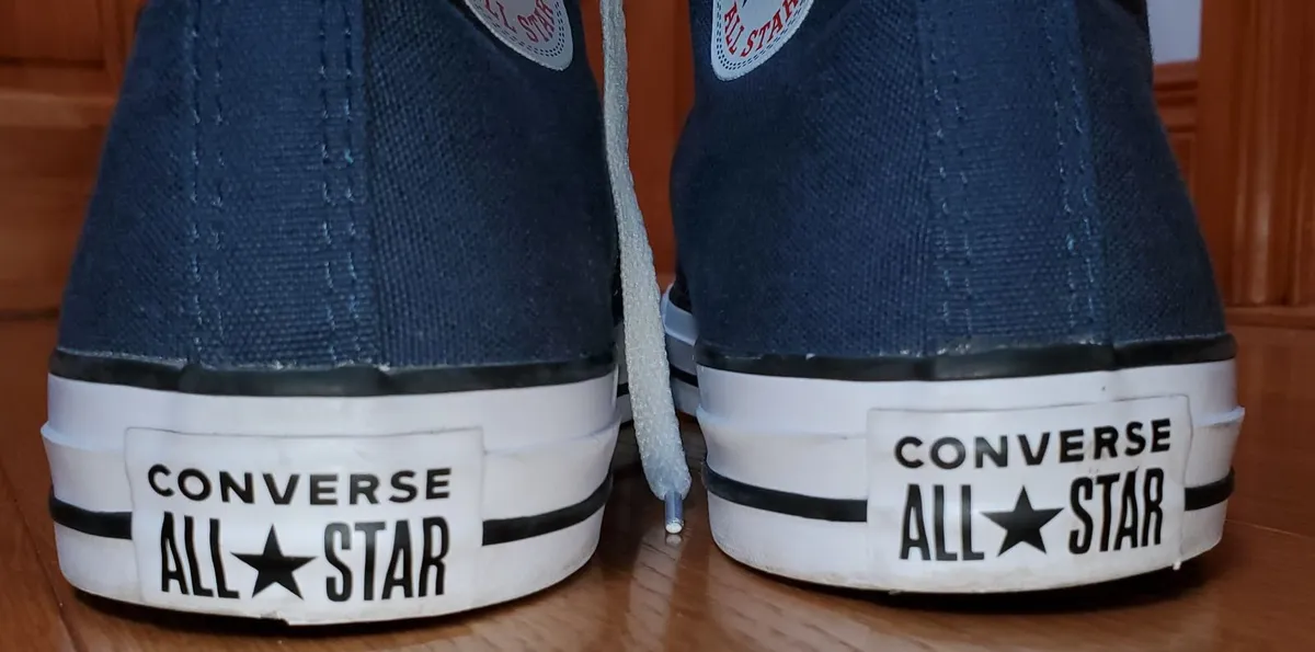 Converse size 9 as new. - Image 2