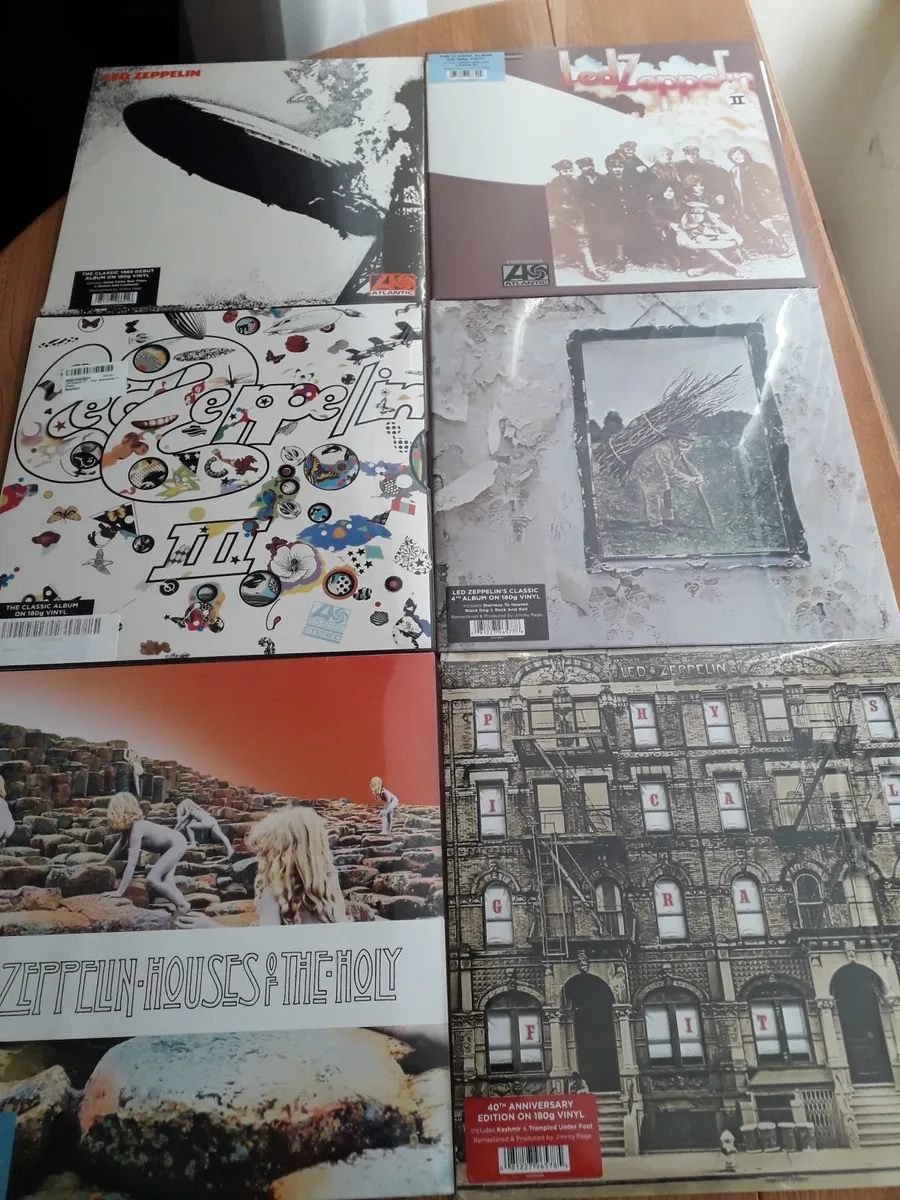 Led Zeppelin 1.2,3,4, Houses, Physic 180g Vinyl LP