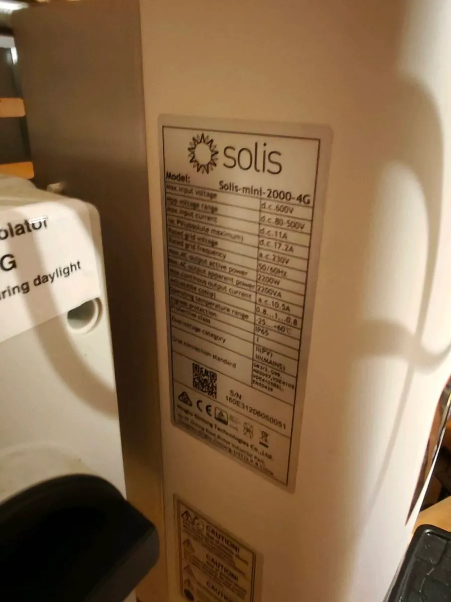 Solis Inverter & Solar Panels - Image 1