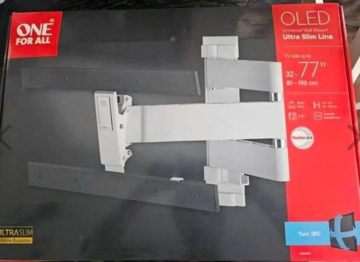 ONE FOR ALL Ultraslim Full Motion 32-77" TV Bracke - Image 1