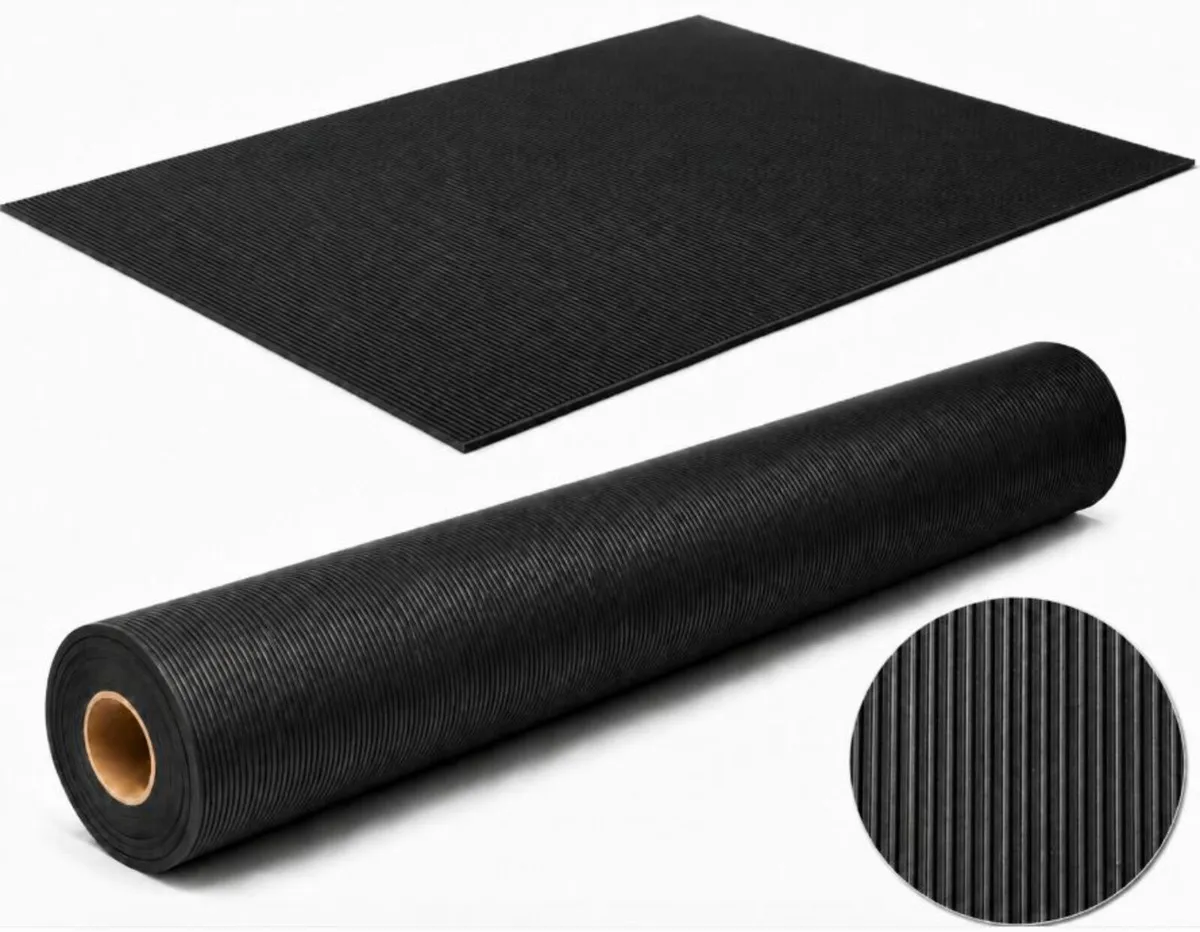 Fine Ribbed  Mat - 3mm thickness, 1m(W) x 3m (L) - Image 1