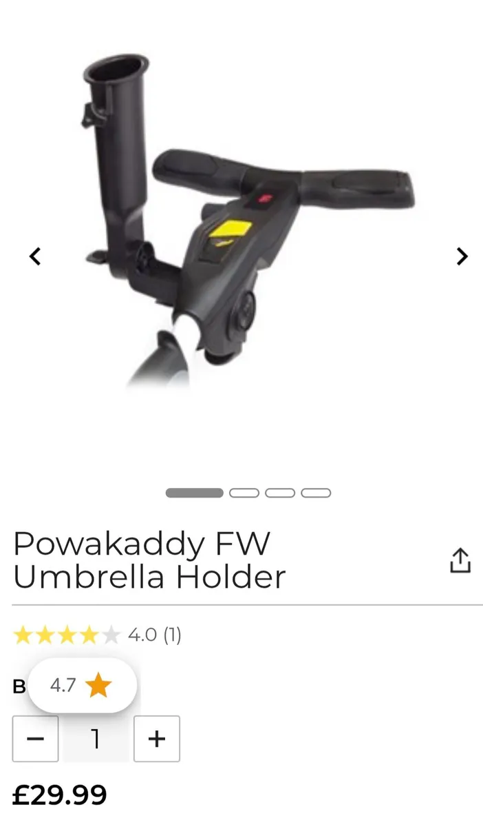Powakaddy umbrella holder - Image 1