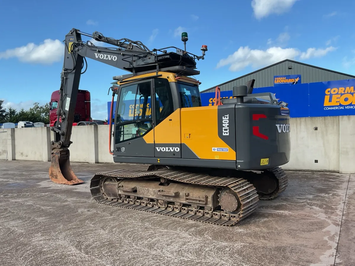 2019 Volvo EC140EL Tracked Excavator - Image 3