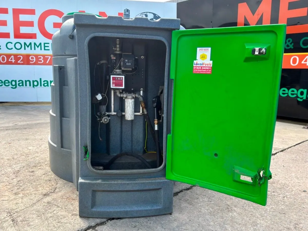 3,000L Bunded Diesel Fuel Tank  Pump, Meter & Nozz - Image 1