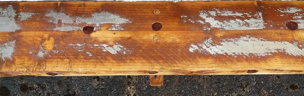Rustic Stove Mantle / Floating Shelf - Image 4