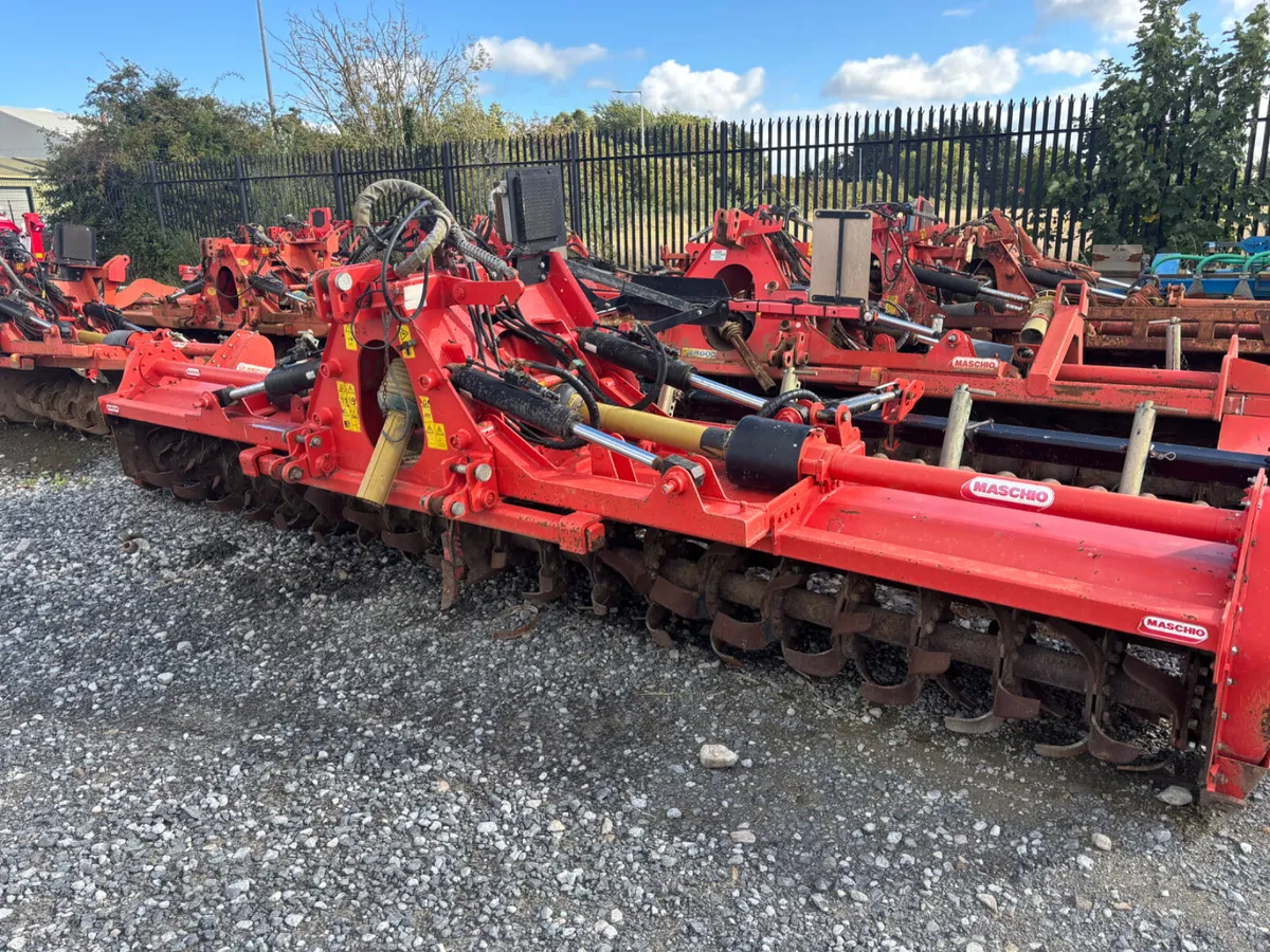 Used Maschio 4.7mtr and 5.2 mtr rotavators - Image 1