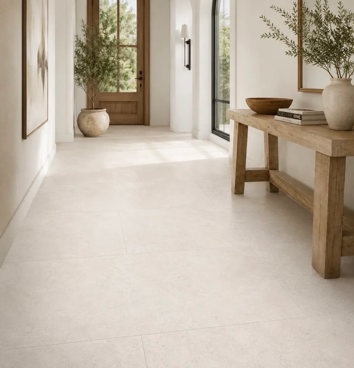 Cluny Sand Floor Tiles 1m x 1m - Image 1