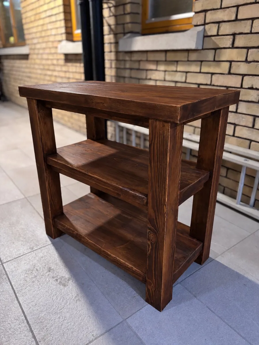 Handmade Rustic Bathroom Vanity Unit - Image 1