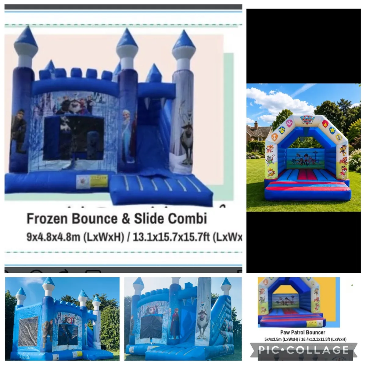 **Bouncy castles for sale.**  €1300 for both. - Image 1