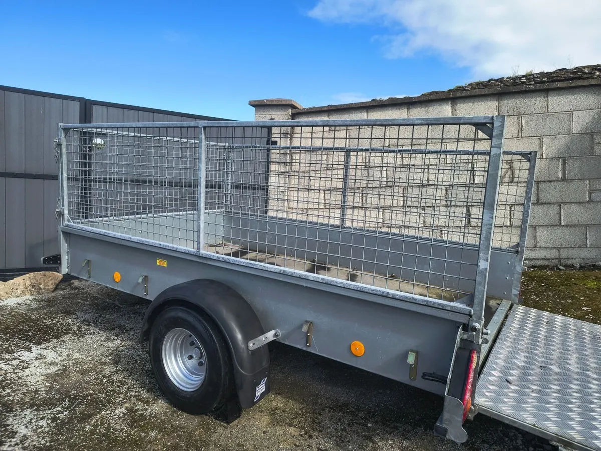Ifor Williams 8'2" x 4'9" single axle trailer P8e - Image 4