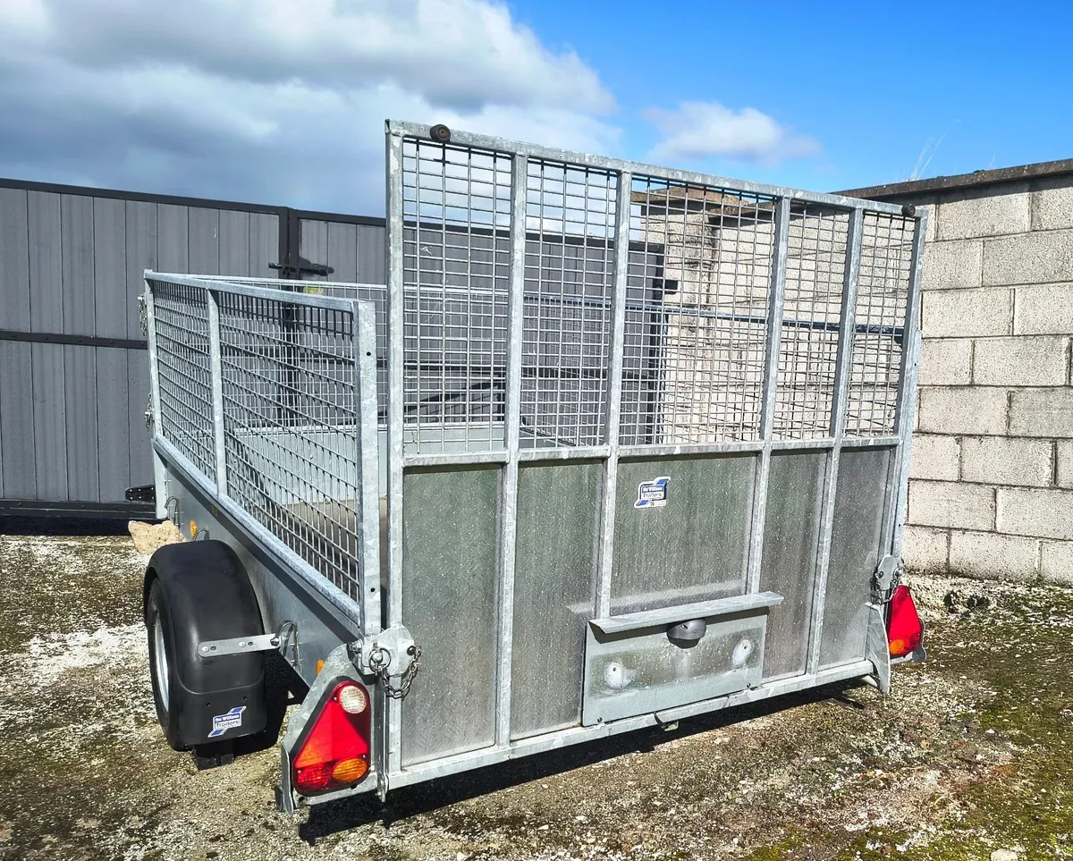 Ifor Williams 8'2" x 4'9" single axle trailer P8e - Image 1