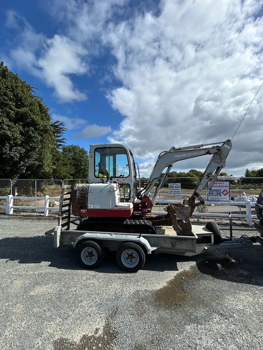 digger and trailer for sale - Image 1