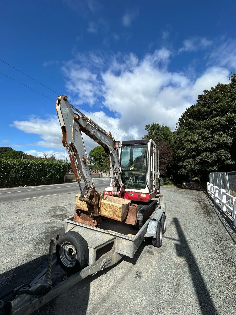 digger and trailer for sale - Image 3