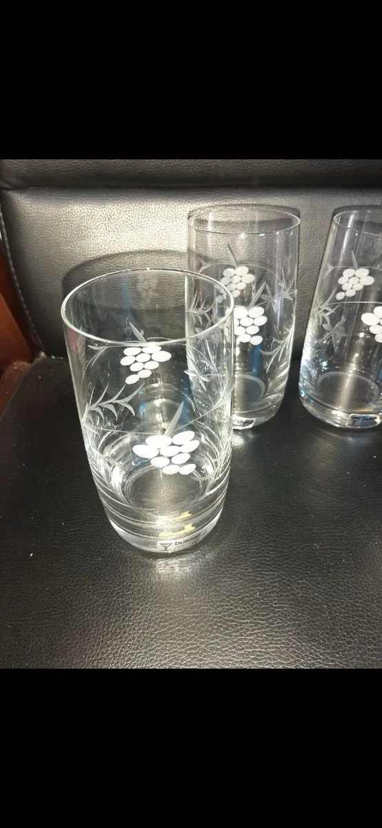 Duiske Irish Handcut glass highball tumbler x 4 - Image 3