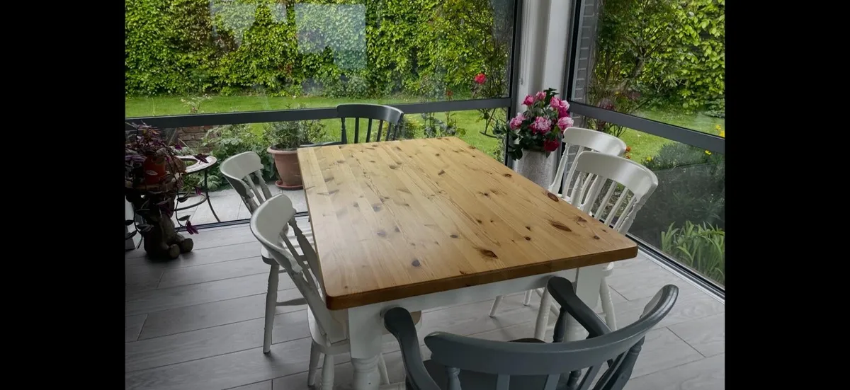Table and chairs