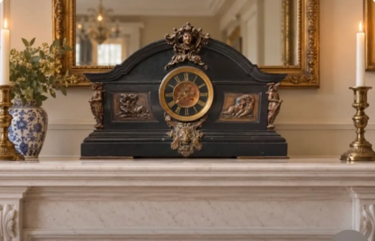 Victorian heavy marble Clock - Image 1