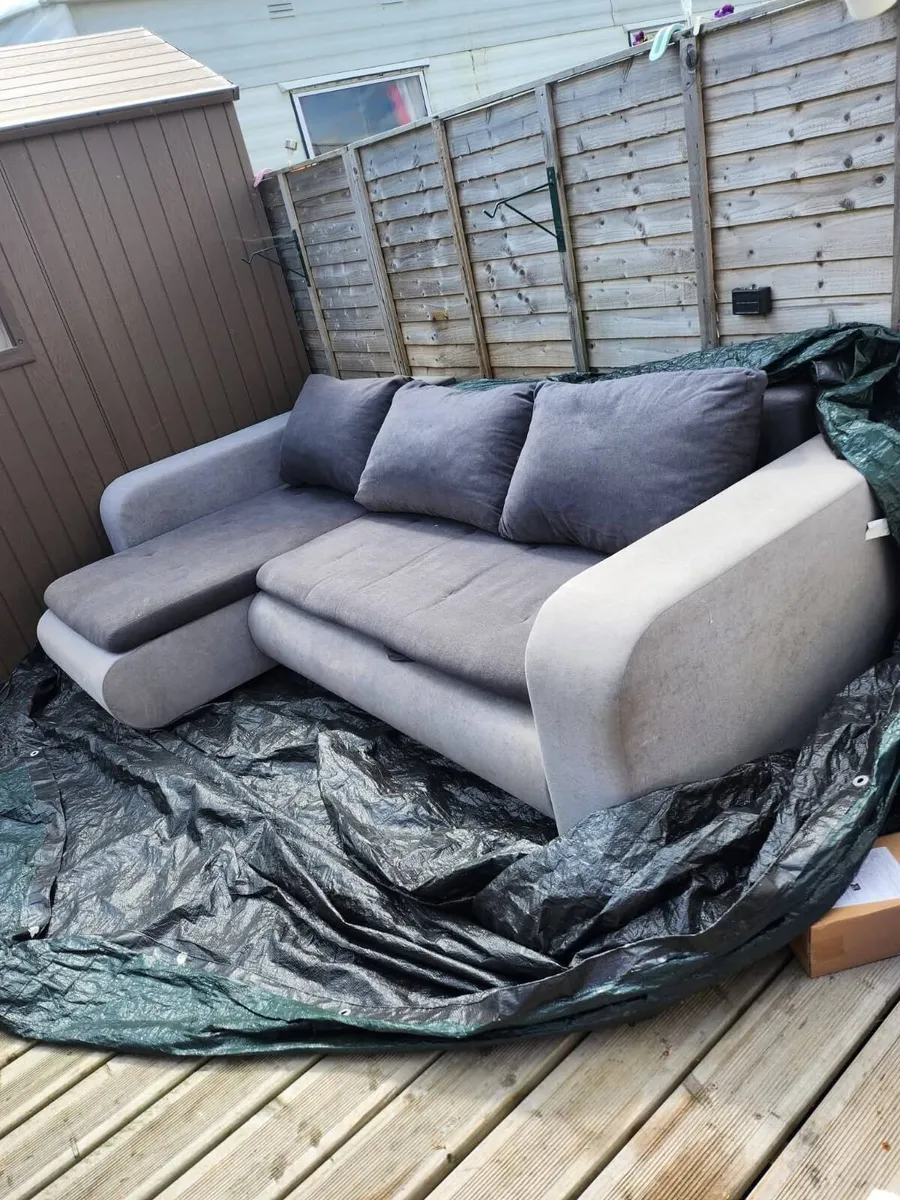 L-Shape Sleeper Sofa - Image 1