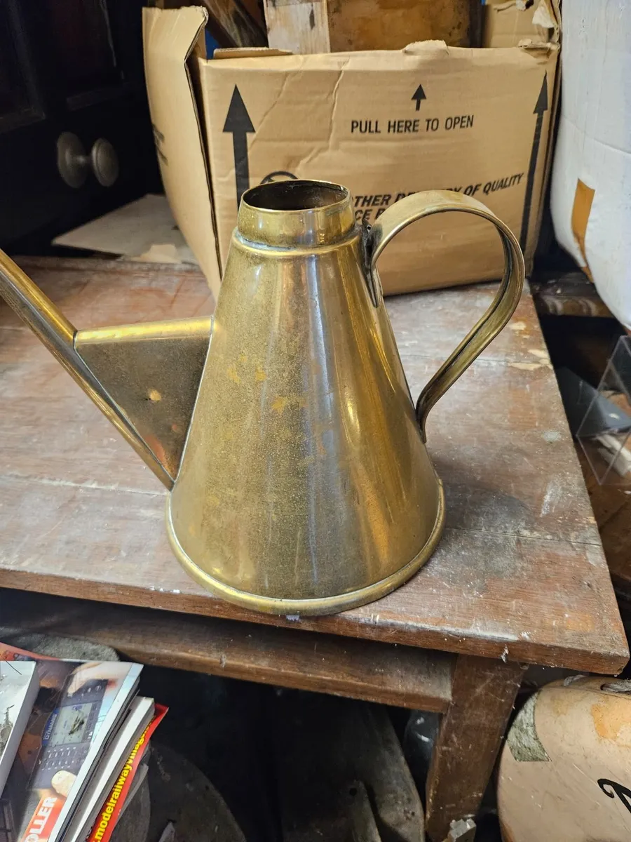 Vintage Brass Jug - Image 1