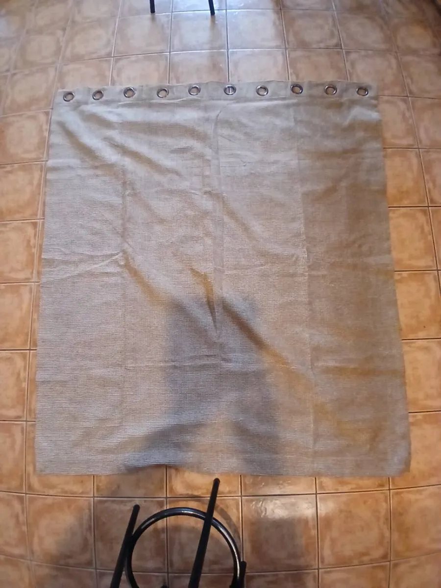 Lined Brown Curtains - Image 1