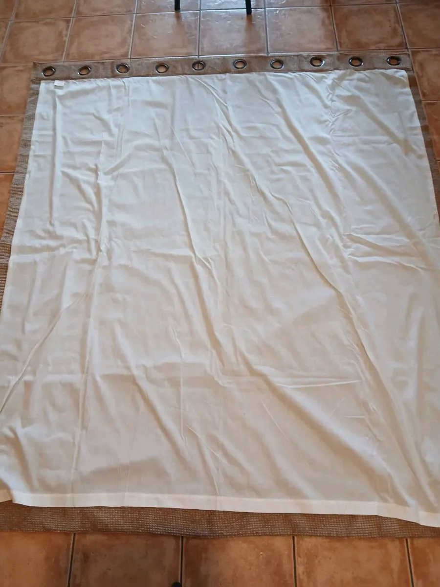 Lined Brown Curtains - Image 2