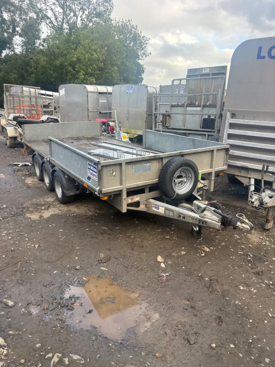 Ifor Williams 14ft dropside trailer - Image 1