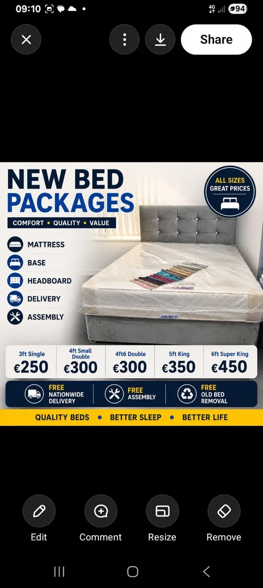 Brand New Beds Mattresses Free Delivery Nationwide - Image 1