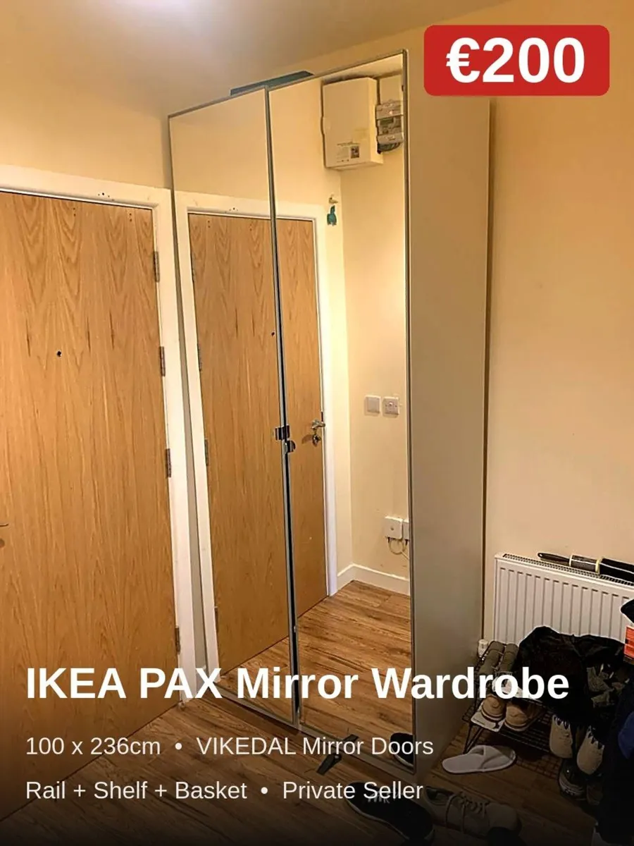 IKEA PAX Wardrobe 100x236x58cm - Image 1