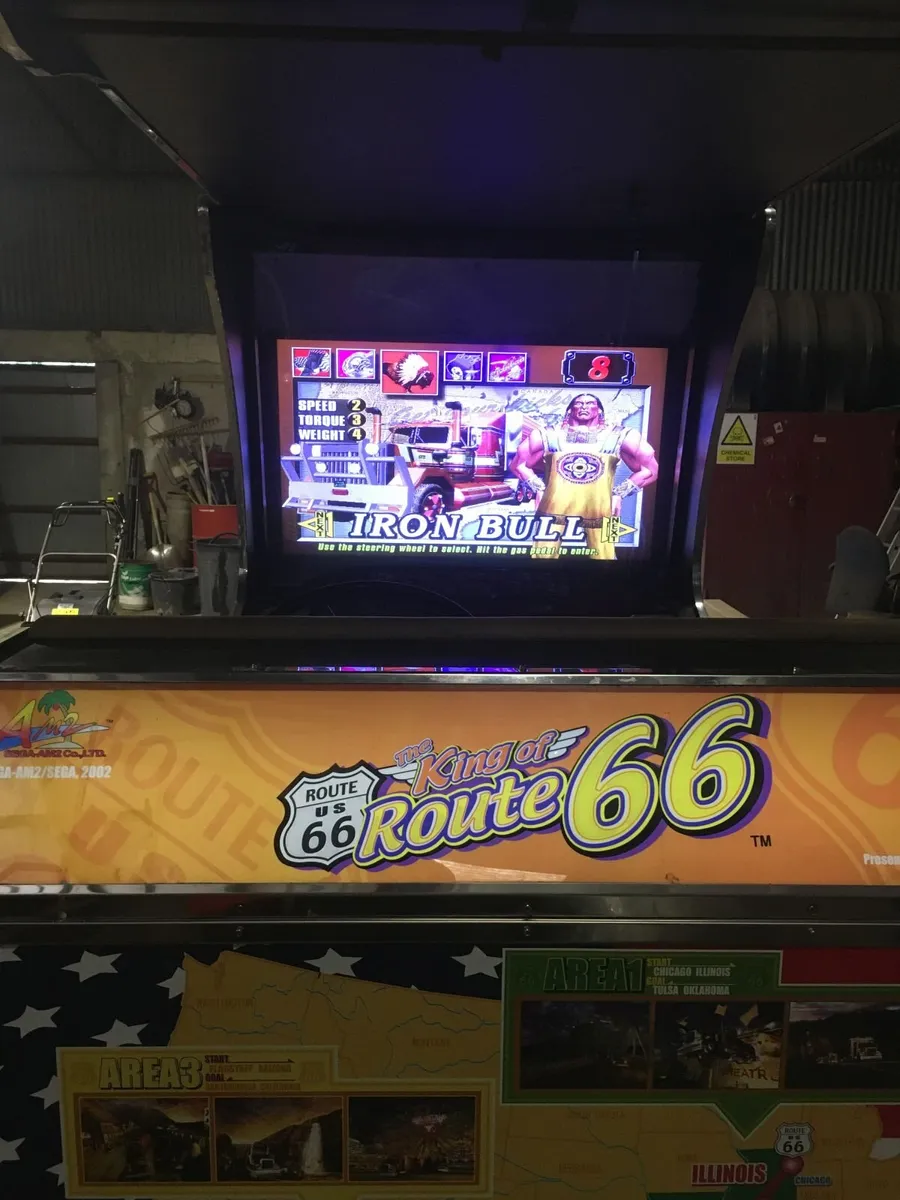 Racer arcade Sega King of route 66 - Image 1