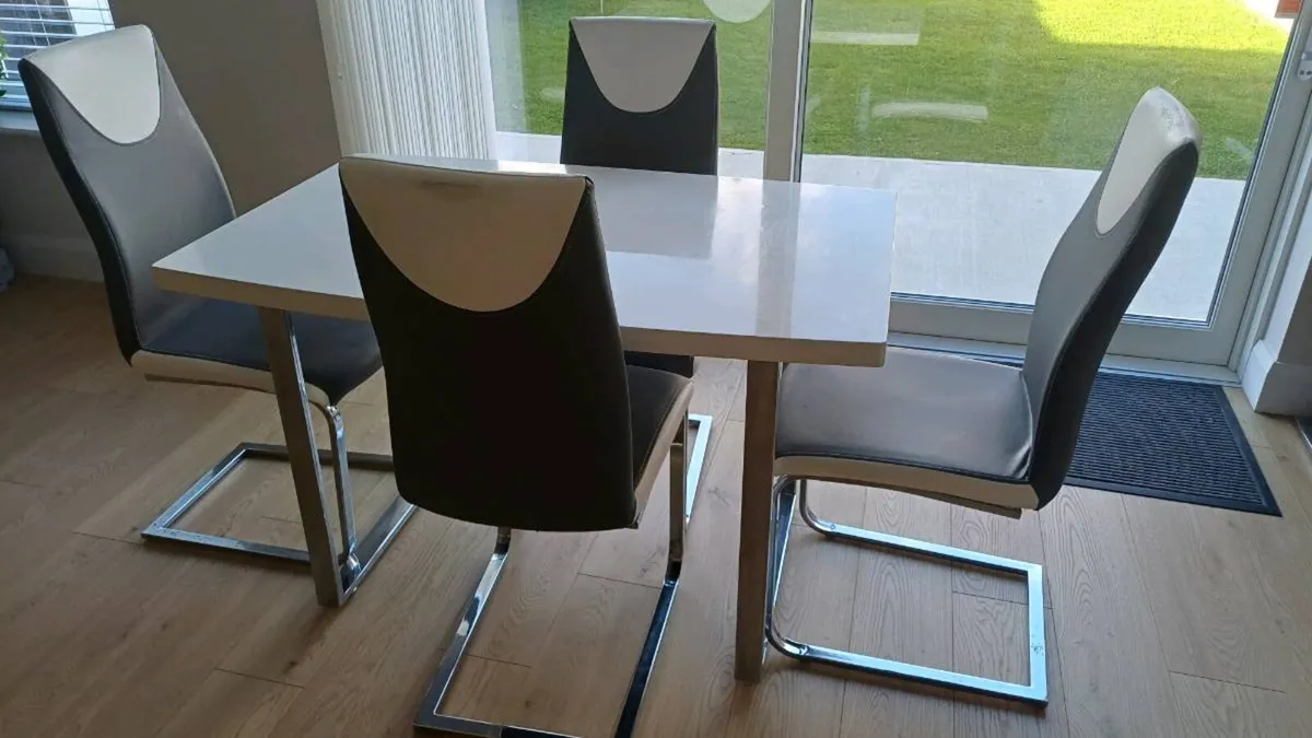 Table and 6 chairs