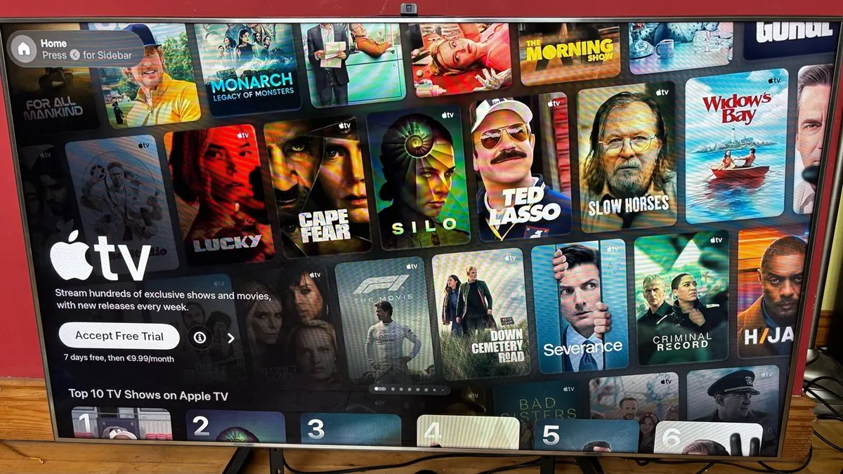 46” Samsung TV with 4K Apple TV - Image 1