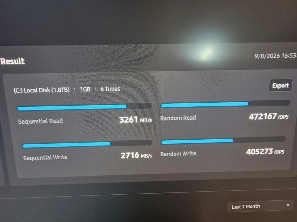 Samsung 970 EVO Plus 2TB NVMe 1.3% life used - Image 2