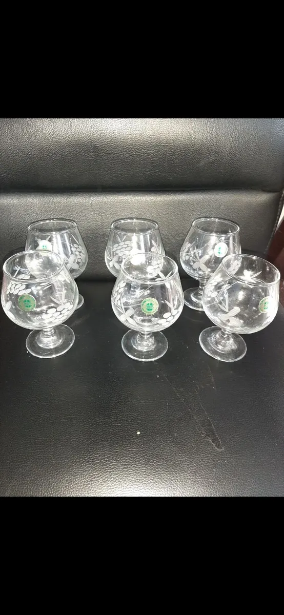 Sherry or brandy cordial glass from Penrose Glass - Image 3