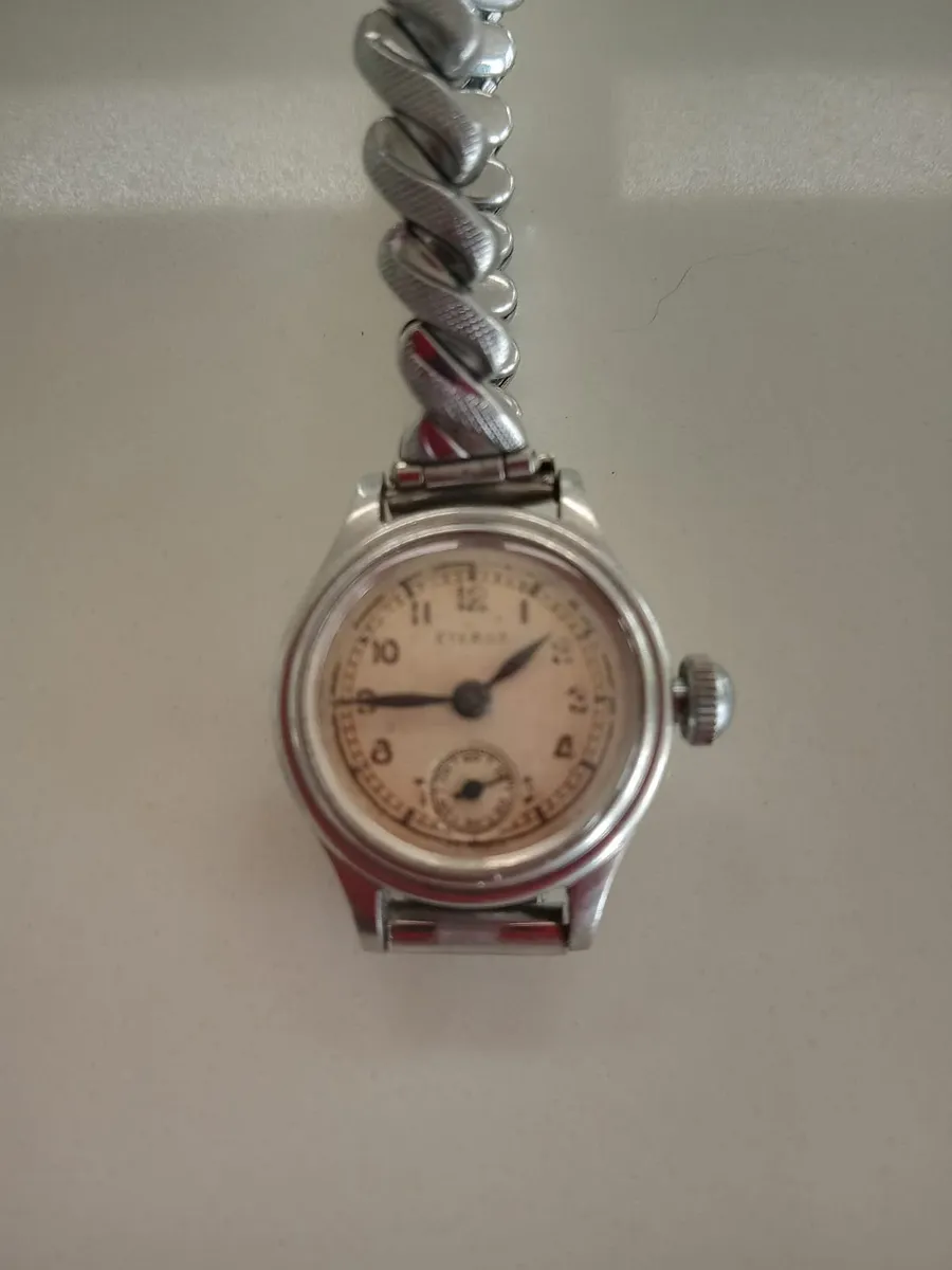 Rare Vintage 1930s Eterna Art Deco Wrist watch - Image 1