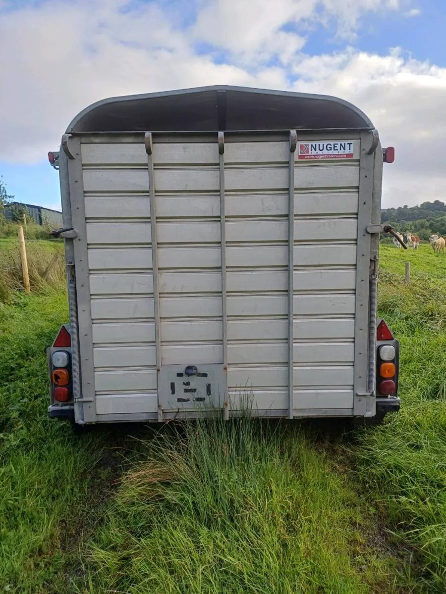 Nugent 12ft. 3 axle cattle trailer - Image 2