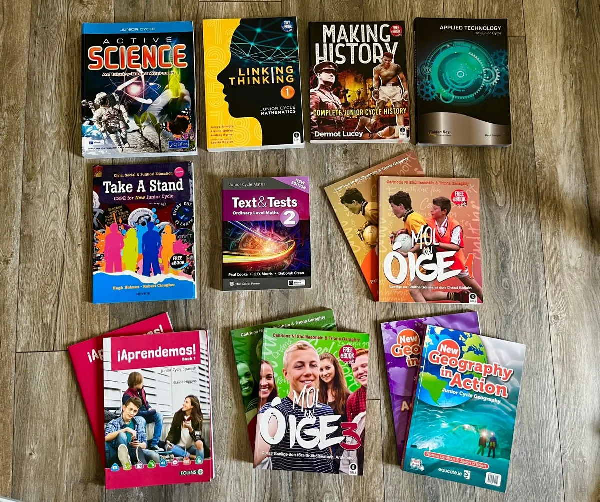 NEVER USED Junior Cycle school books (€15 each) - Image 1