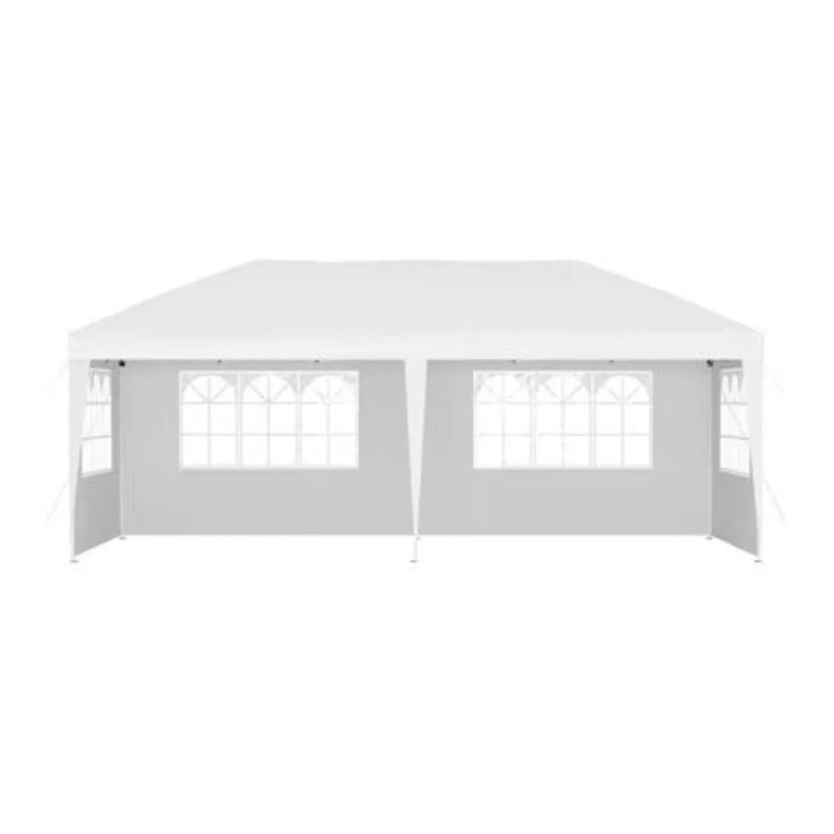Gazebo Pop Tent 3x6m White Marquee Canopy - Image 2