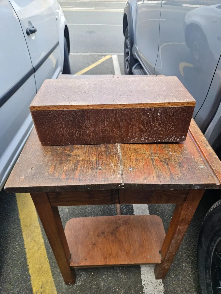 Vintage Retro Wooden Index Filing Card Cabinet - Image 2