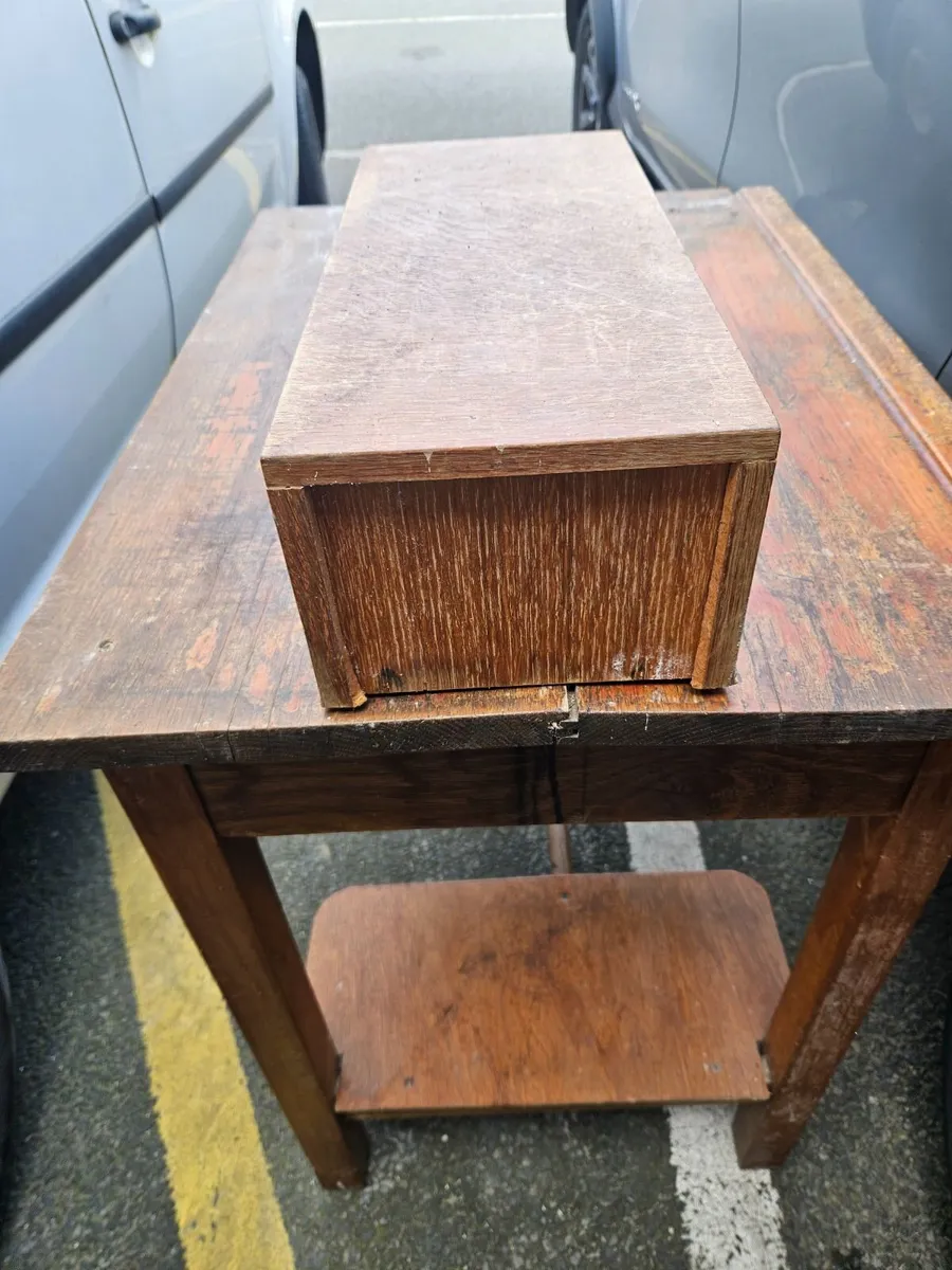Vintage Retro Wooden Index Filing Card Cabinet - Image 4