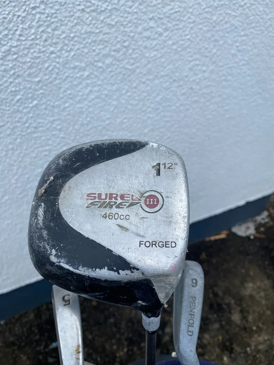 Full set of golf clubs with bag - Image 3