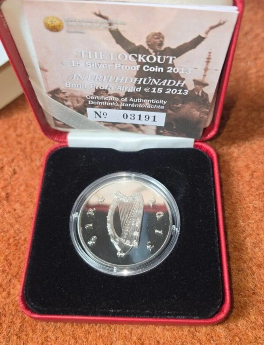 50X Central Bank 1913 Lockout Silver Coins - Image 3