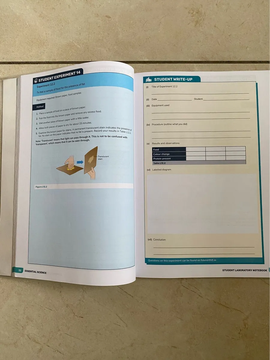 Junior Cycle Science Student Laboratory Notebook - Image 4
