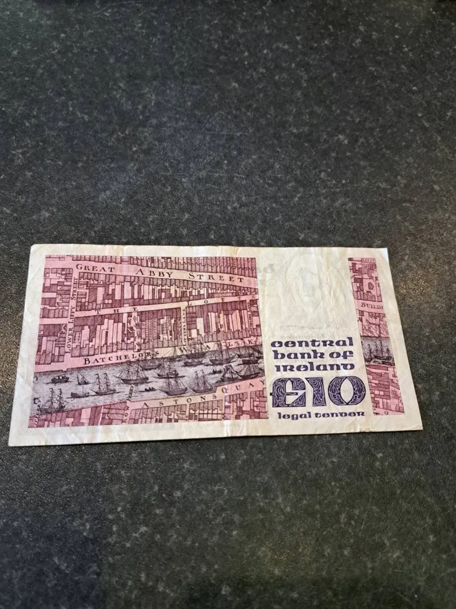 Old £10 pound noat - Image 4