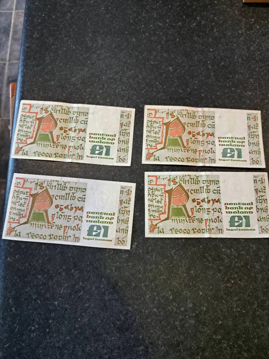 4 cleen  pound noats €18 each - Image 2