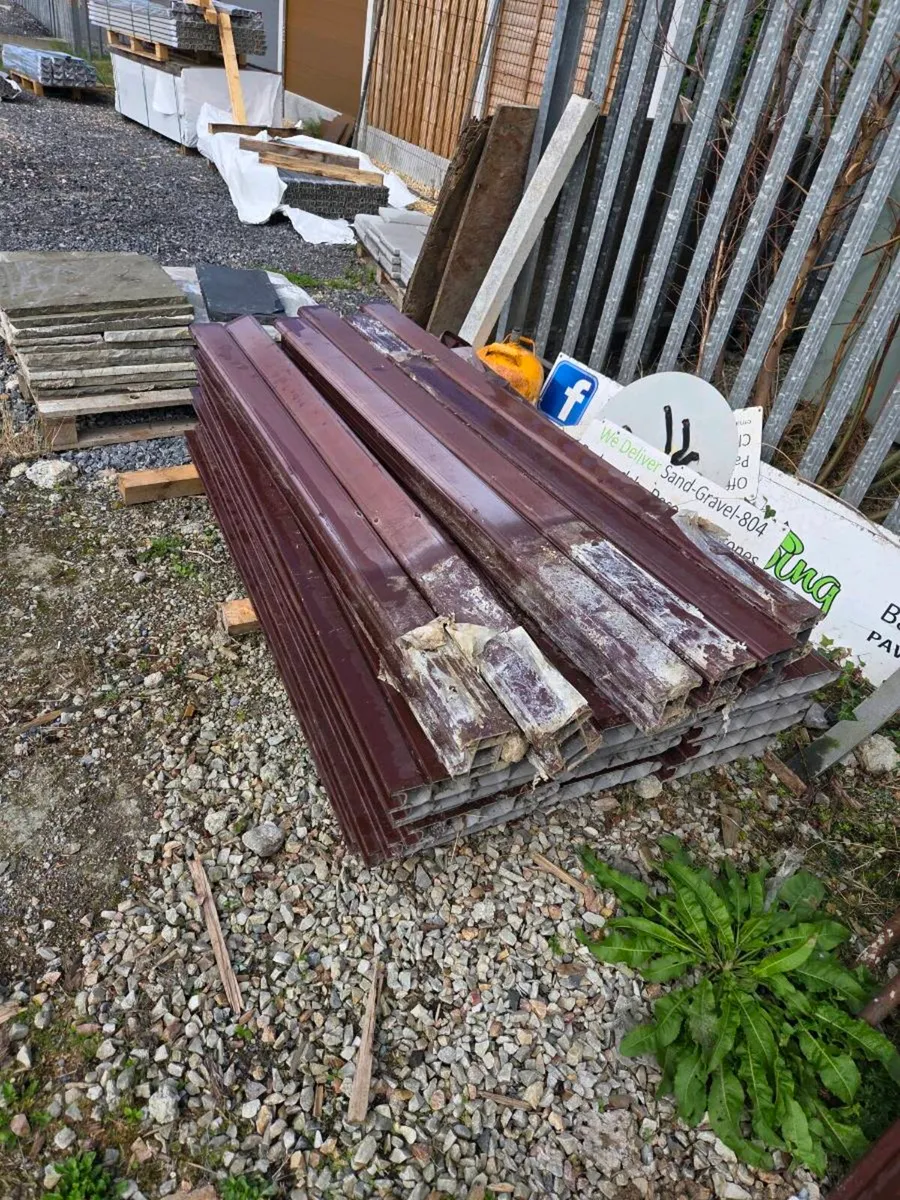 Second hand brown pvc fencing - Image 2