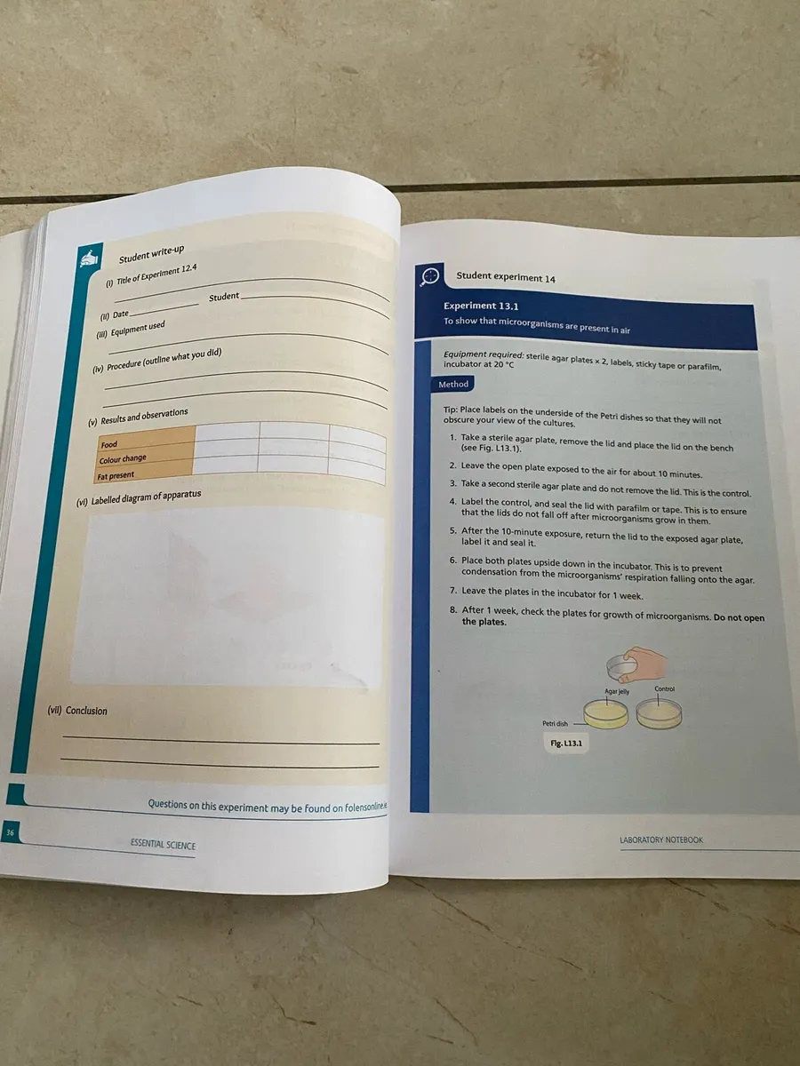 Junior Cycle Essential Science Student Notebook - Image 3