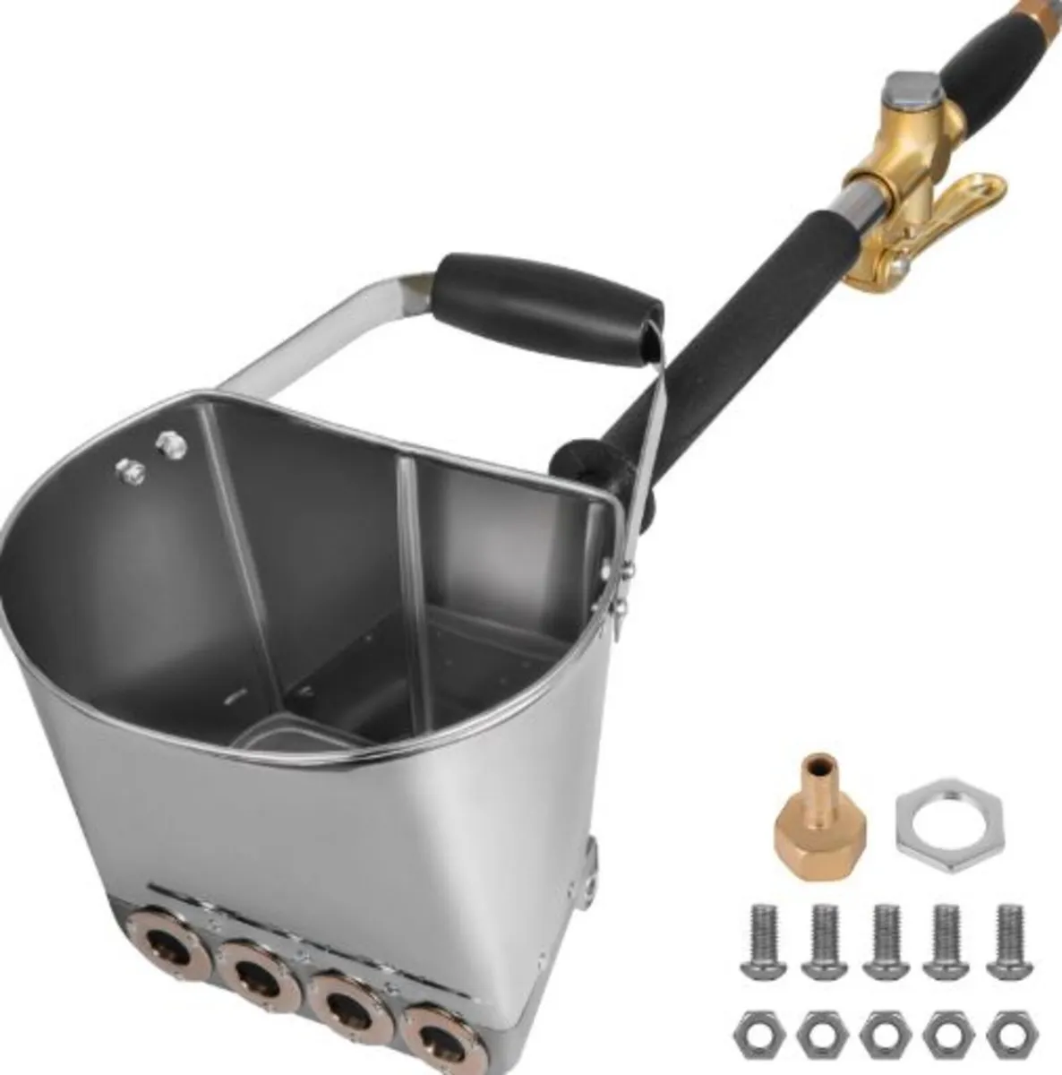 4 Jet Cement Mortar Spray Gun, Stucco Sprayer 4 - Image 1